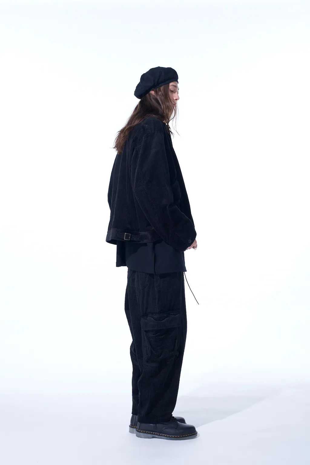 6W Soccer Corduroy Oversized Zipper Blouson