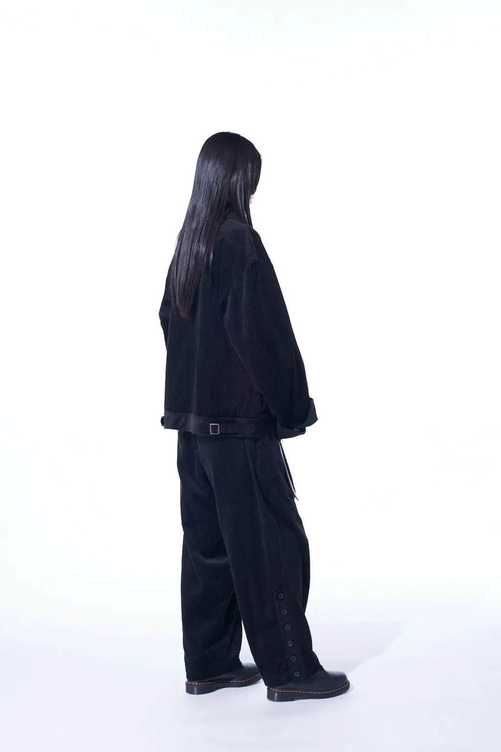 6W Soccer Corduroy Oversized Zipper Blouson