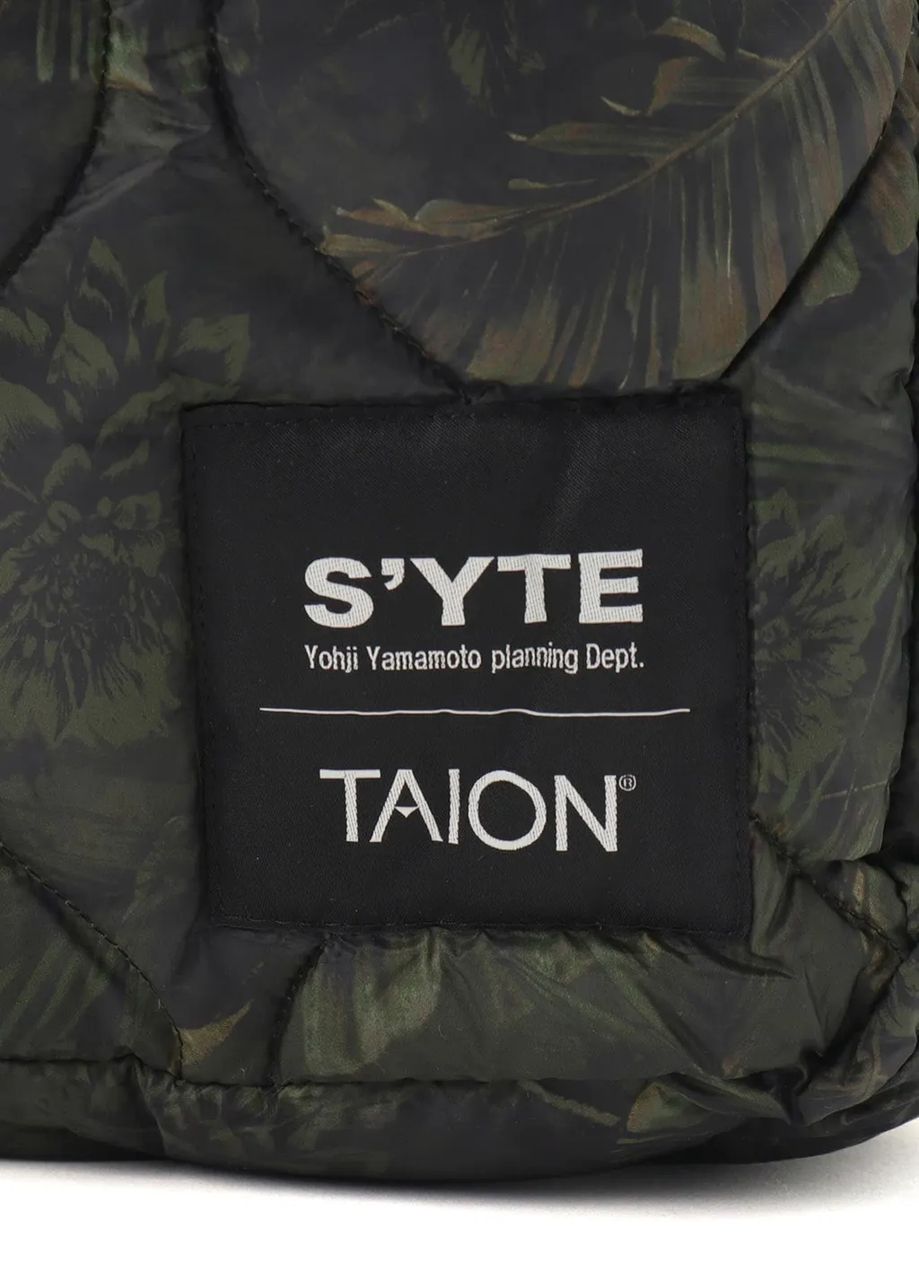 【S'yte X Taion】Dahlia Camouflage Quilted Down 2Way Mini Bonsack