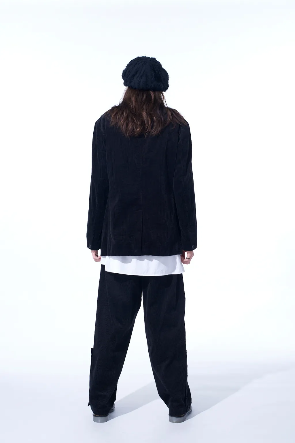 6W Soccer Corduroy Oversize Notched Lapel Jacket