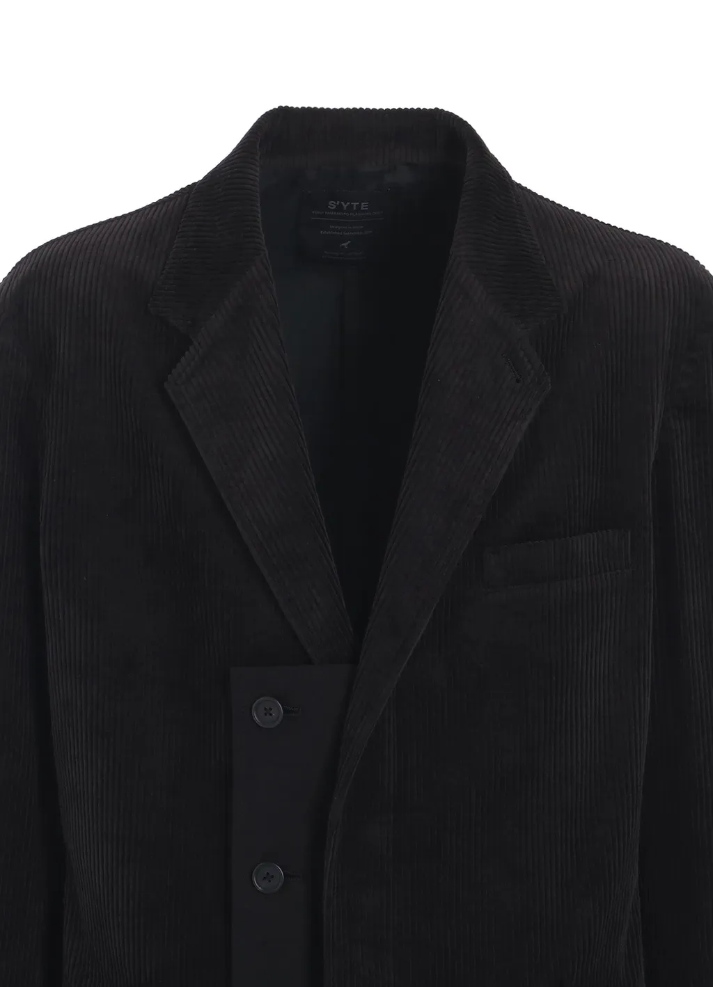 6W Soccer Corduroy Oversize Notched Lapel Jacket