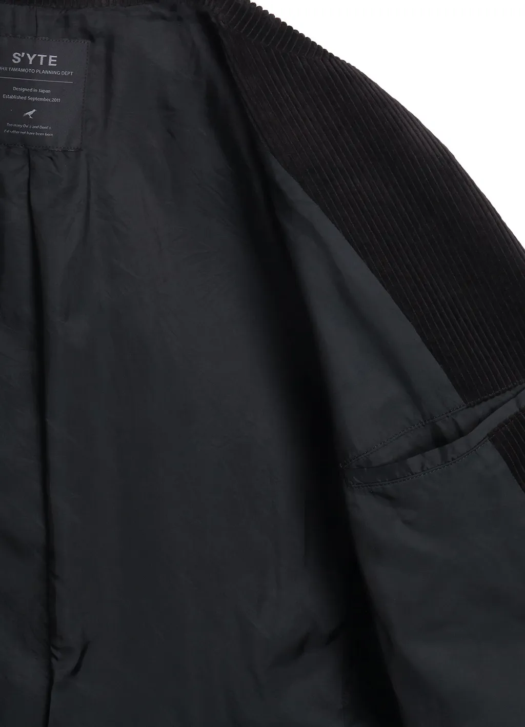 6W Soccer Corduroy Oversize Notched Lapel Jacket