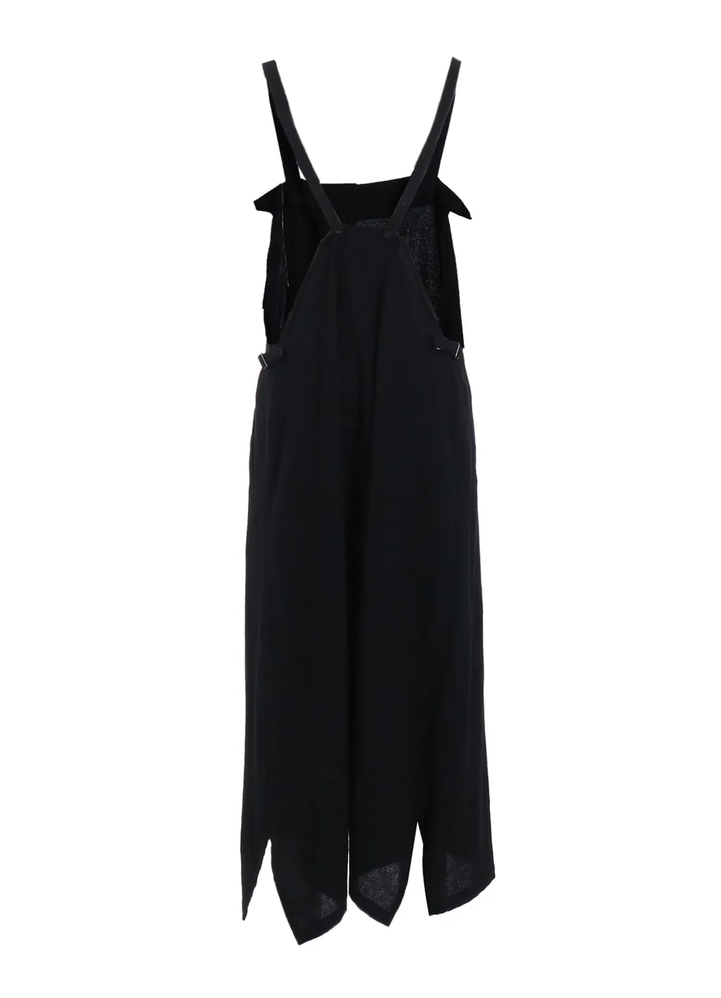 Wool Viyella Pleated Shoulder Strap Dress