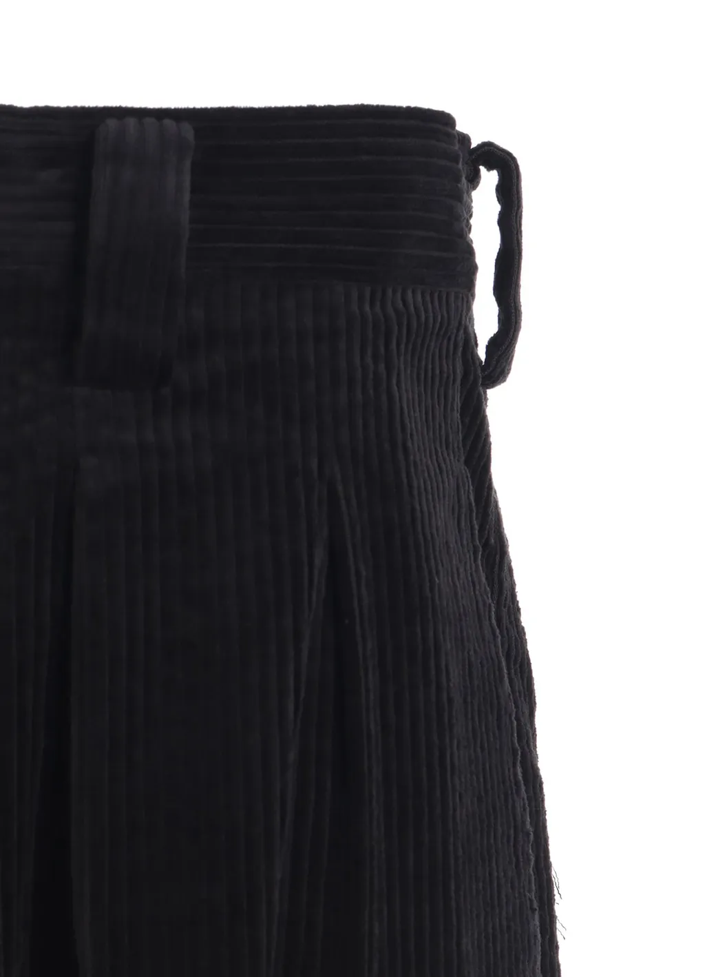 6W Soccer Corduroy Button-Slit Pants