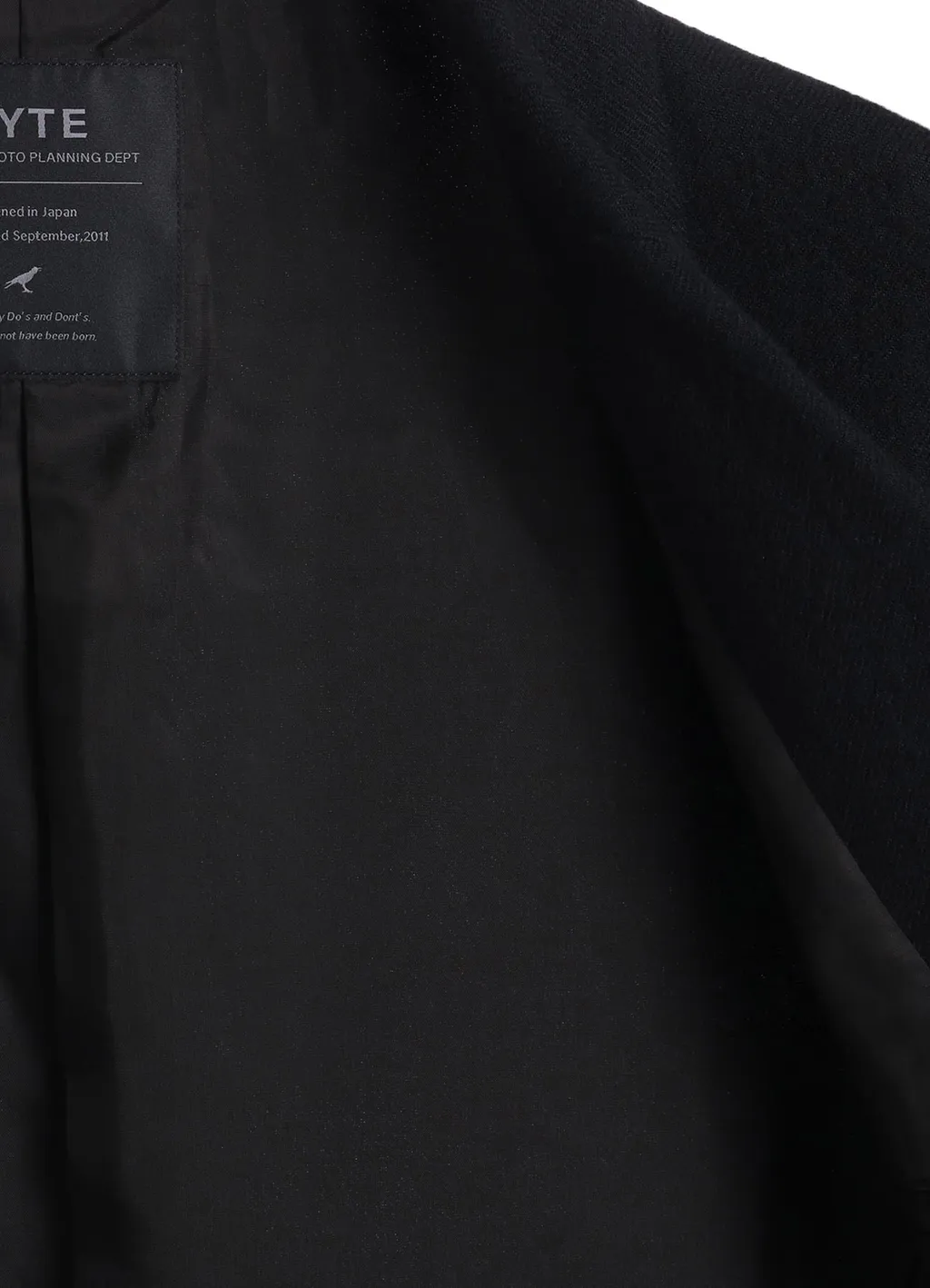 Wool Viyella Asymmetrical Pleated Jacket