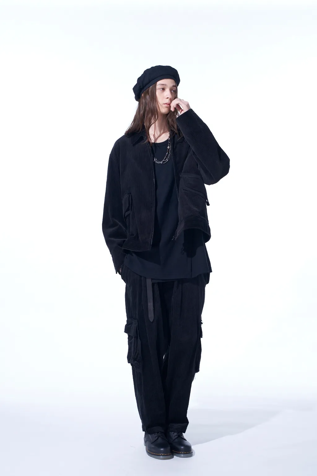 6W Soccer Corduroy Tapered Cargo Pants