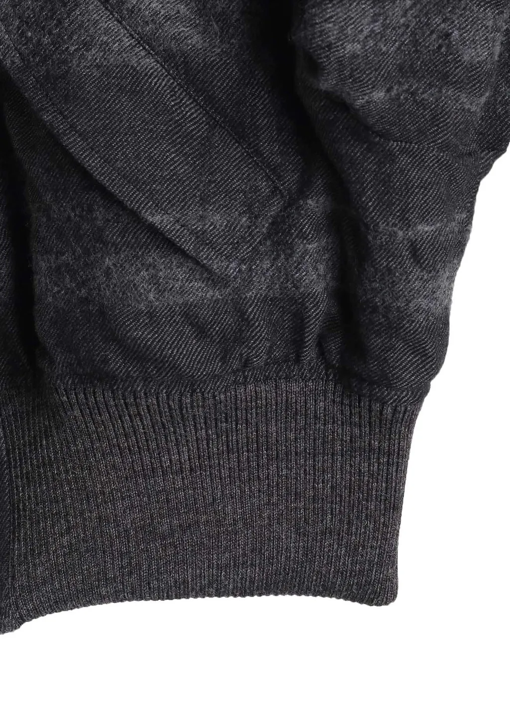Fulling Finished Shadow Check Cropped Bomber Jacket