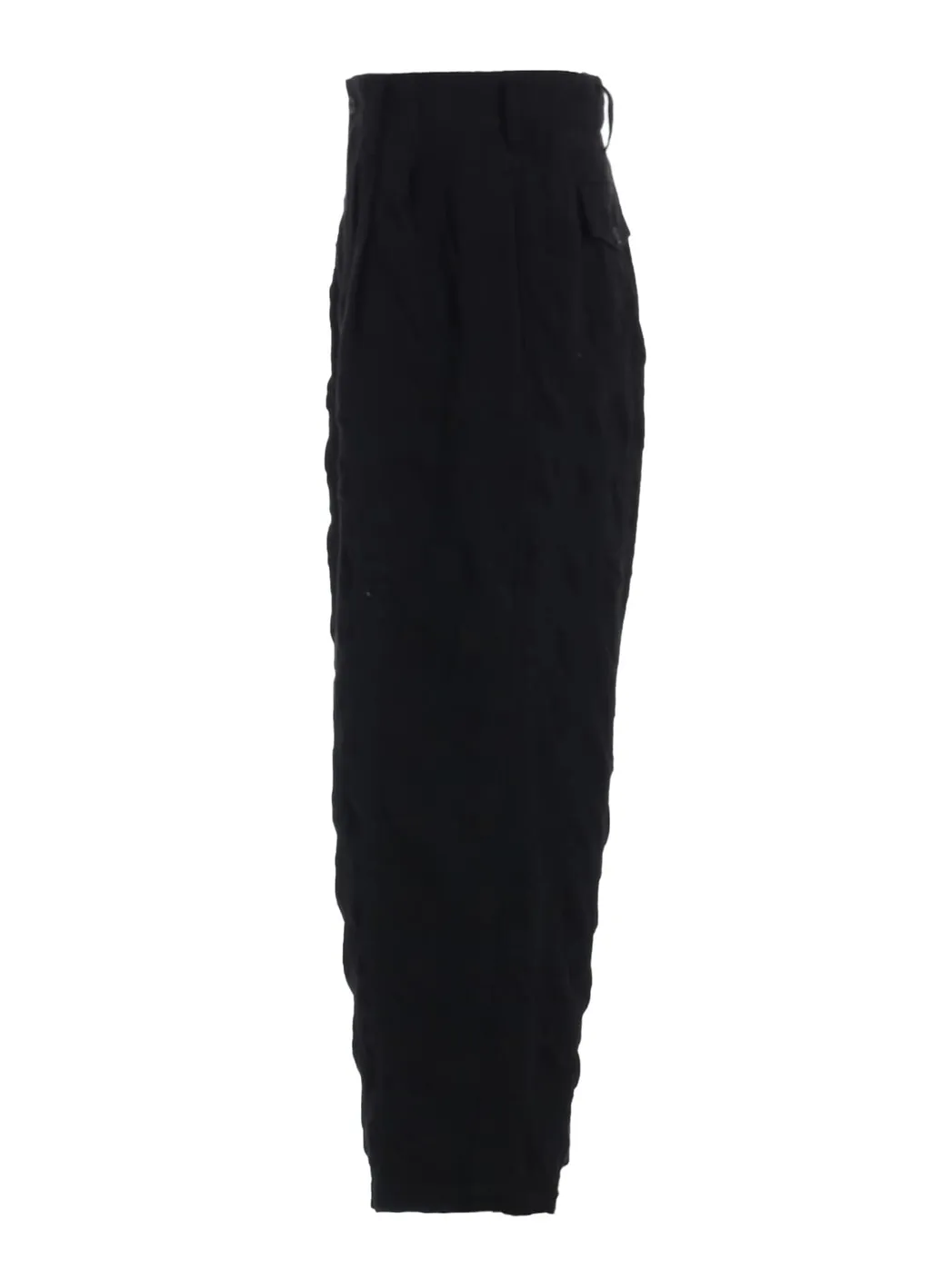 Fulling Finished Shadow Check 3-Tuck Wide Trousers