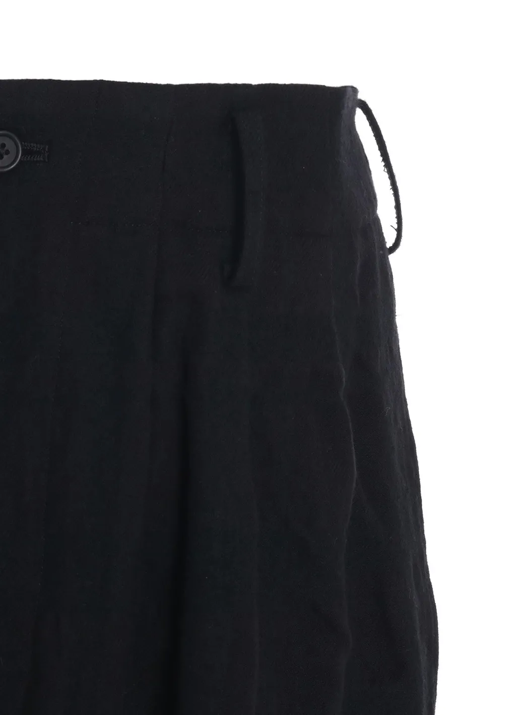 Fulling Finished Shadow Check 3-Tuck Wide Trousers