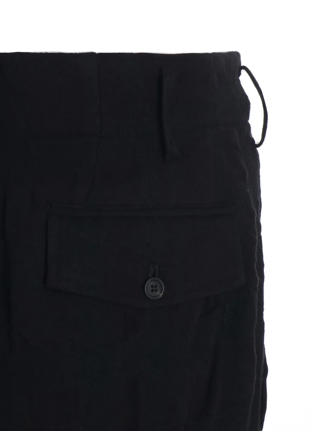 Fulling Finished Shadow Check 3-Tuck Wide Trousers