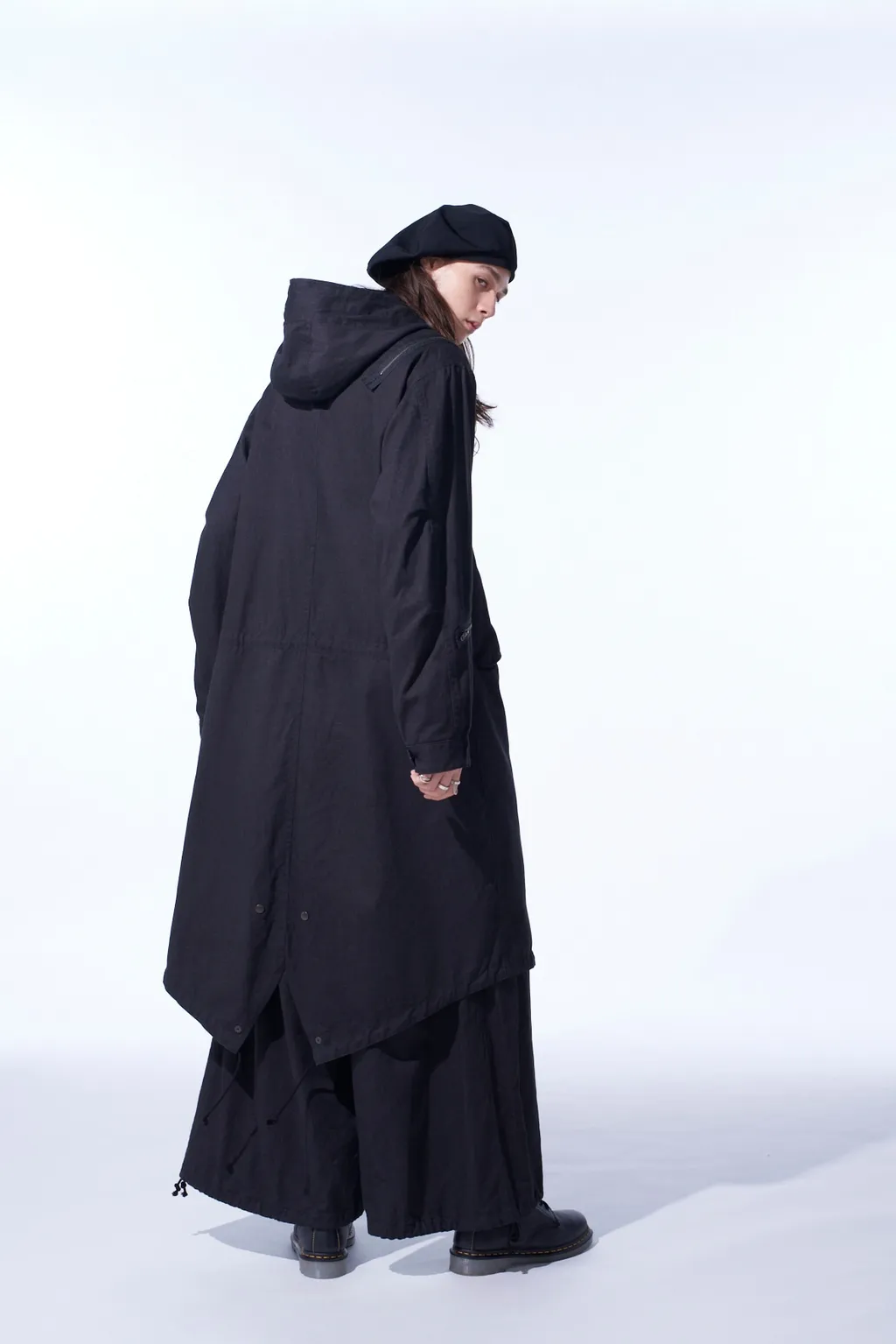 Cotton Drill Zipper Mods Coat