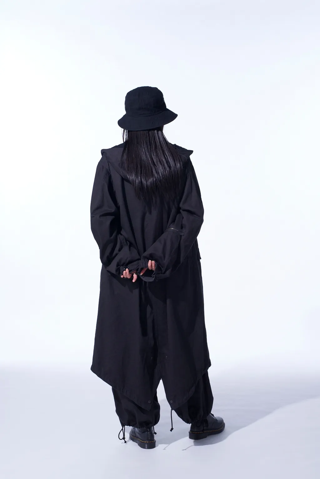 Cotton Drill Zipper Mods Coat