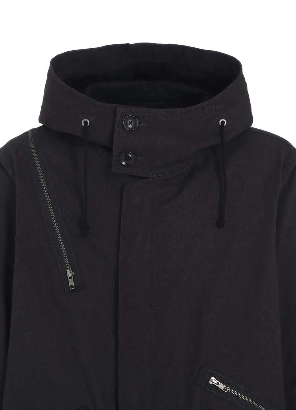 Cotton Drill Zipper Mods Coat