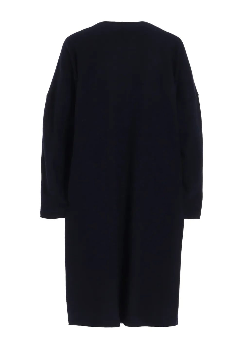 Airy Jersey Collarless Long Cardigan