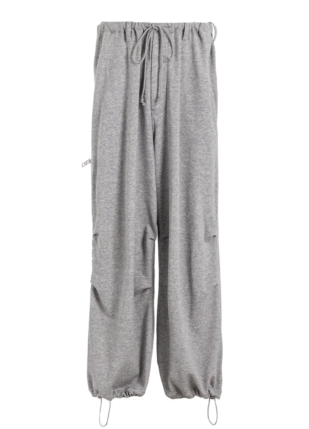 French Terry Knee Tuck Wide Pants