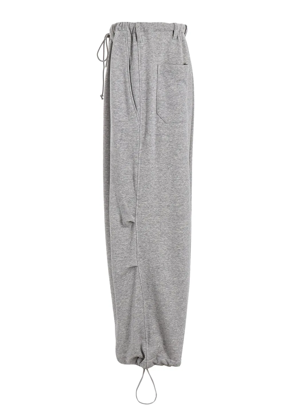 French Terry Knee Tuck Wide Pants