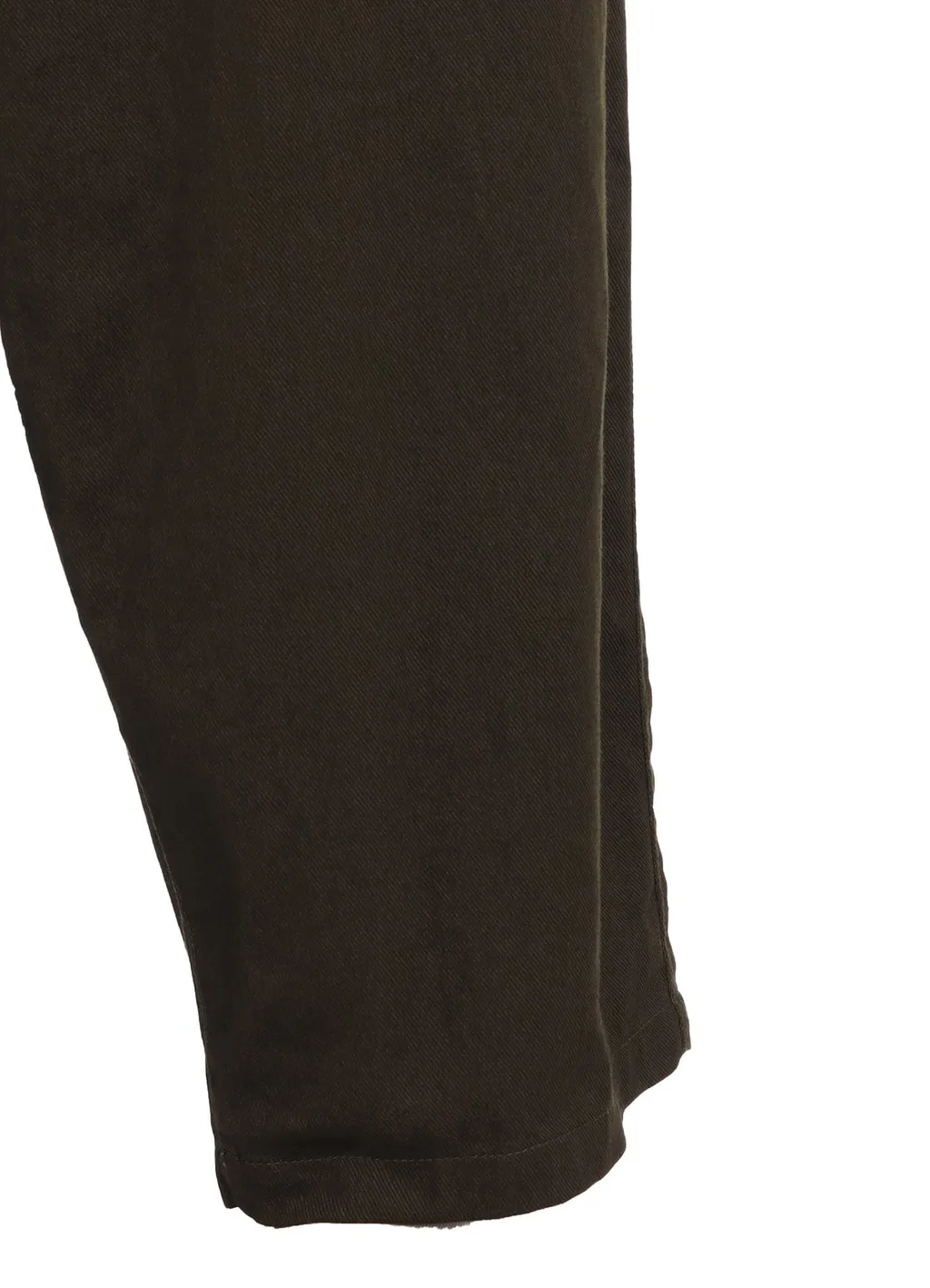 Cotton Drill Drawstring Wide Pants