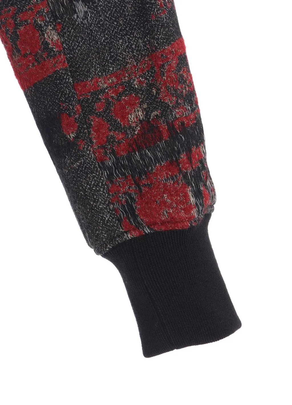 Floral Jacquard Cropped Bomber Jacket