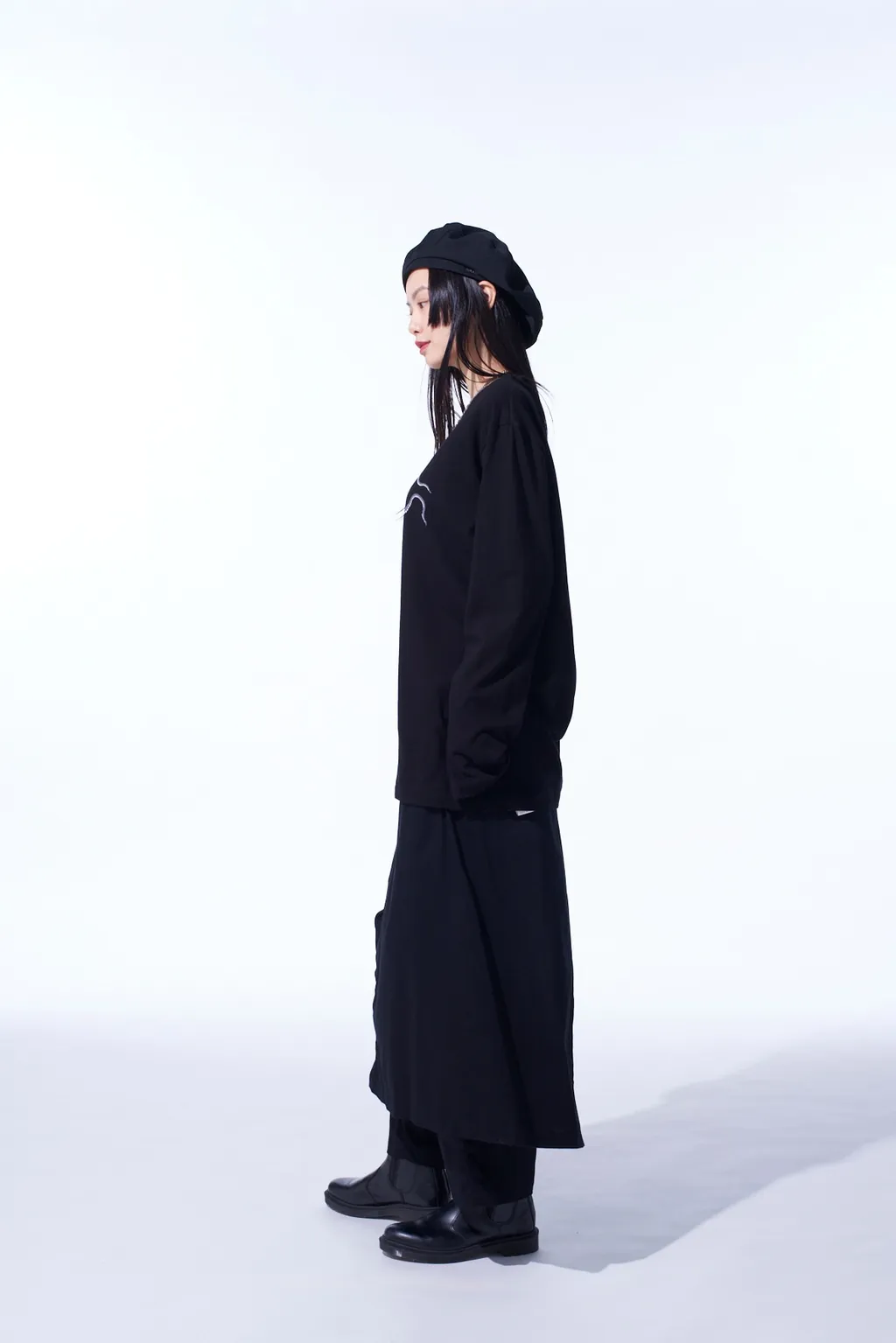 Graphic Long-Sleeved T-Shirt Octopus