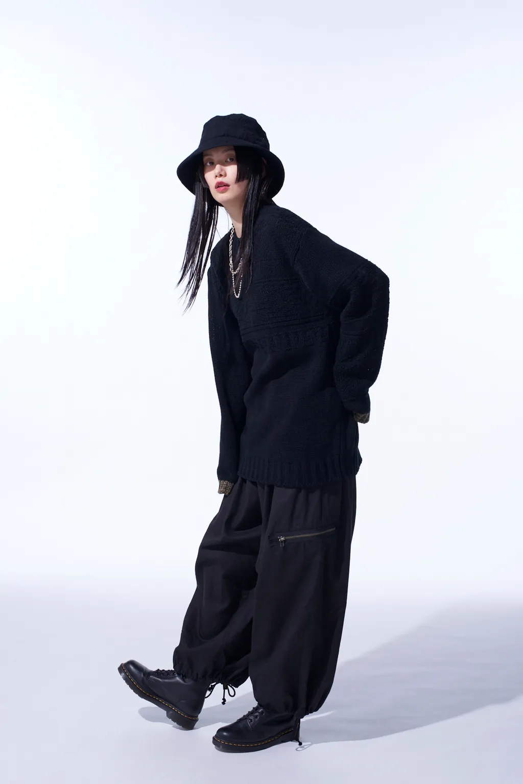 Bulky Wool Lynx Pullover Knit