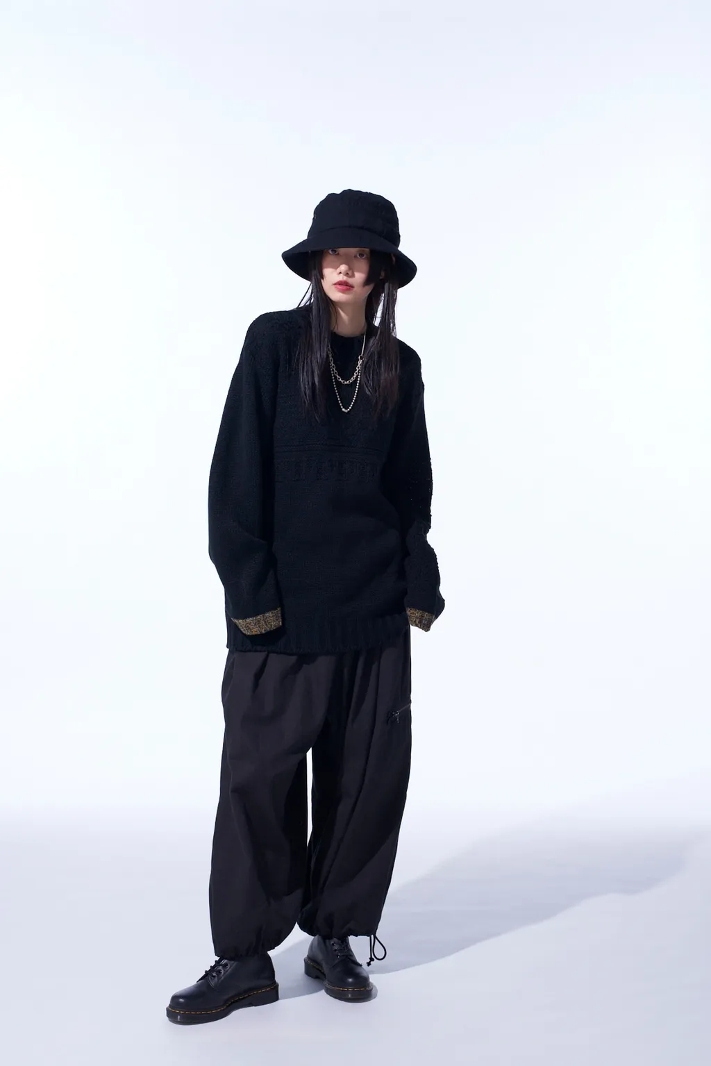 Bulky Wool Lynx Pullover Knit