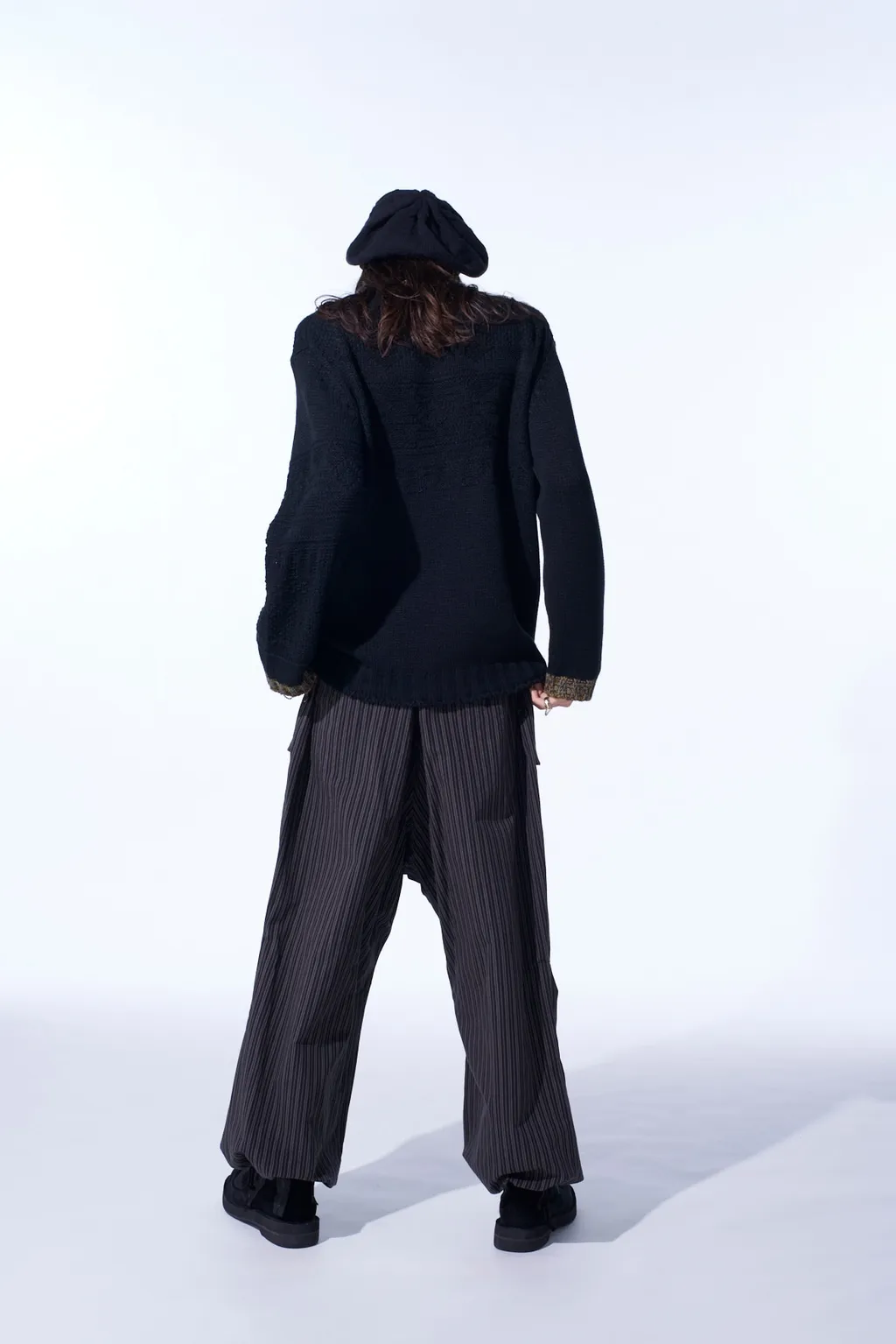 Bulky Wool Lynx Pullover Knit