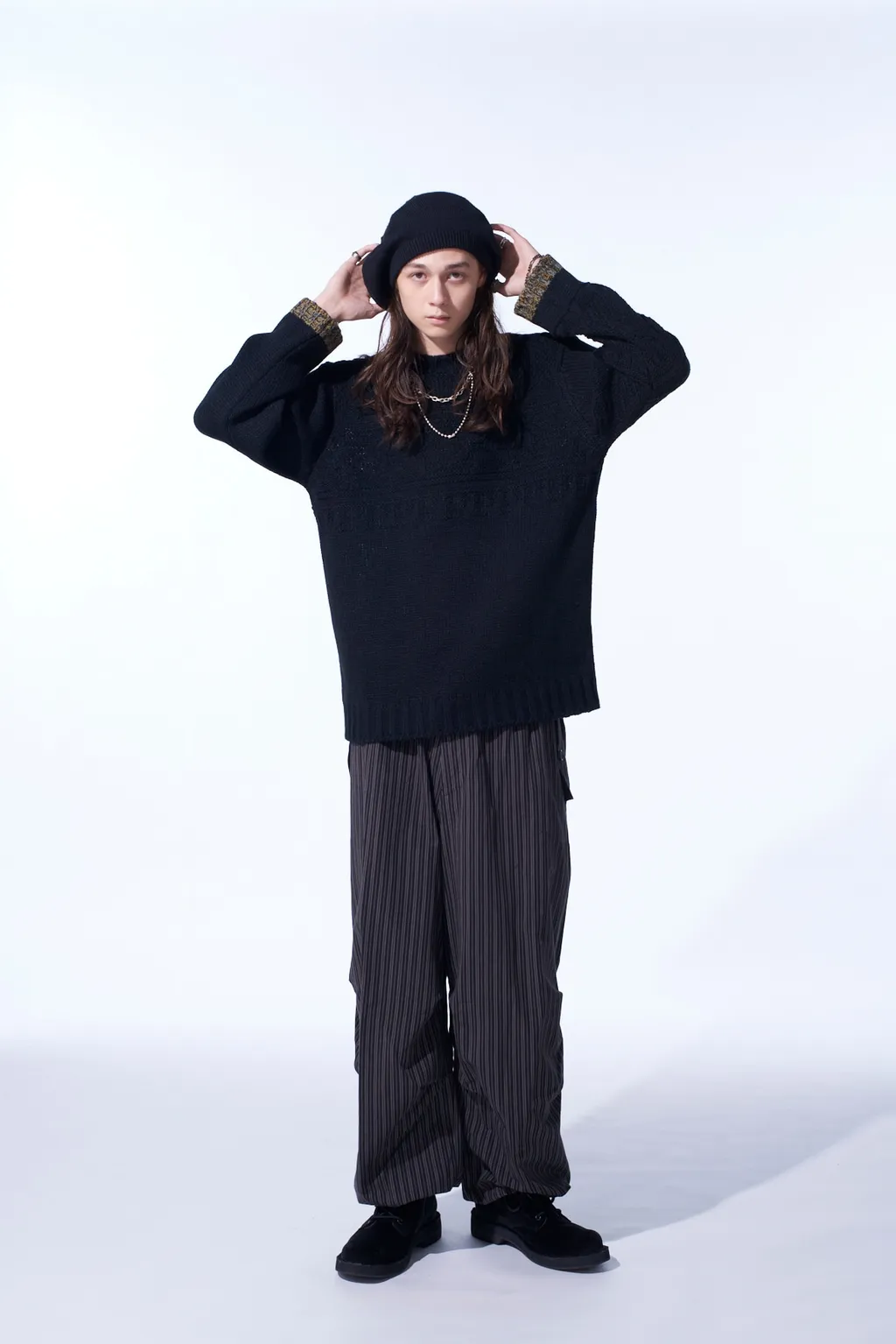 Bulky Wool Lynx Pullover Knit
