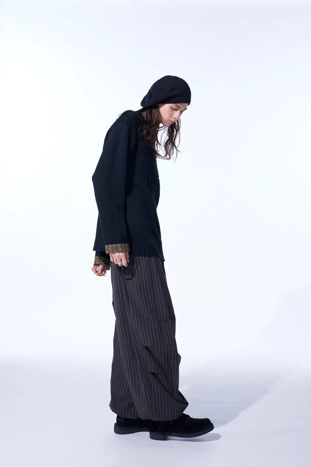 Bulky Wool Lynx Pullover Knit