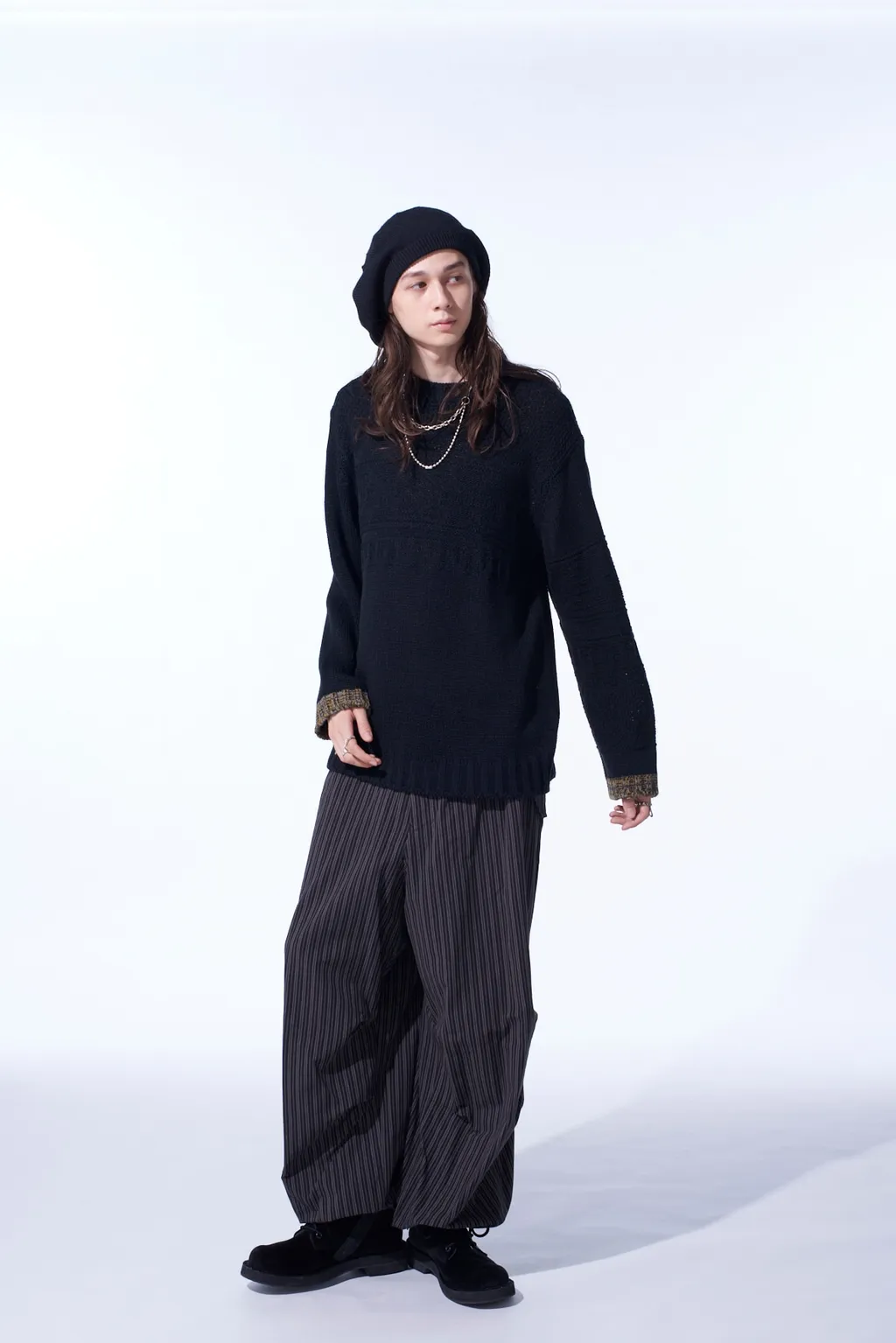 Bulky Wool Lynx Pullover Knit
