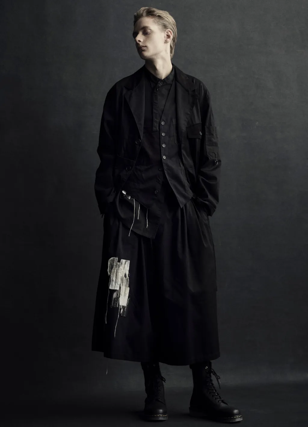 Various Fabrics Crazy Patchwork Shop Coat