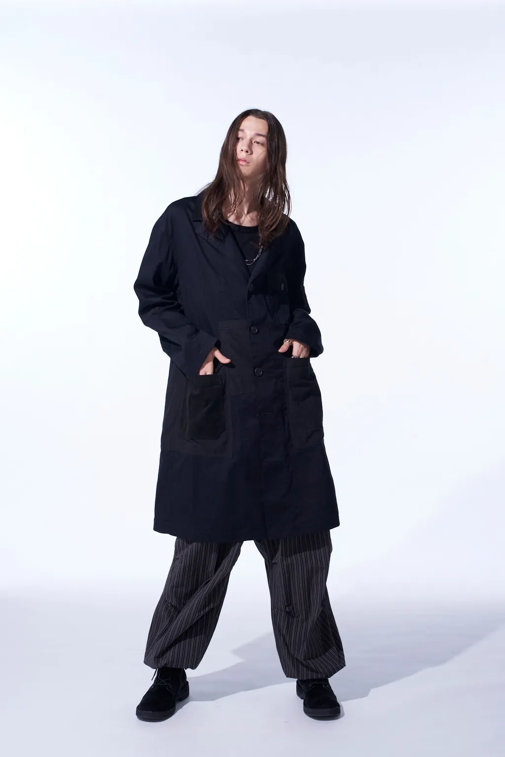 Various Fabrics Crazy Patchwork Shop Coat