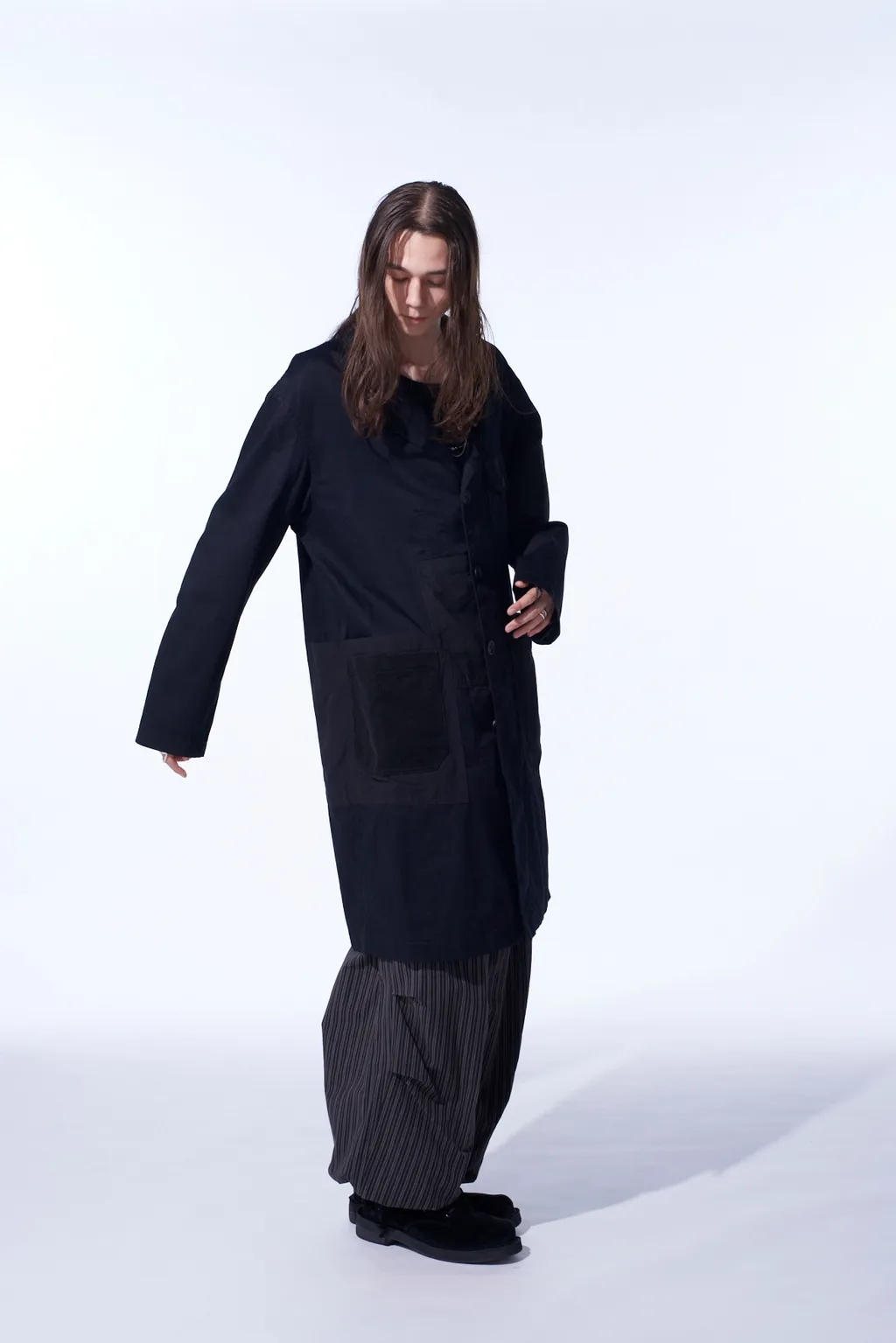 Various Fabrics Crazy Patchwork Shop Coat