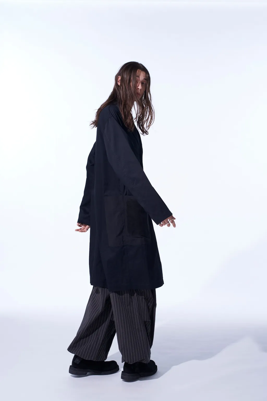 Various Fabrics Crazy Patchwork Shop Coat
