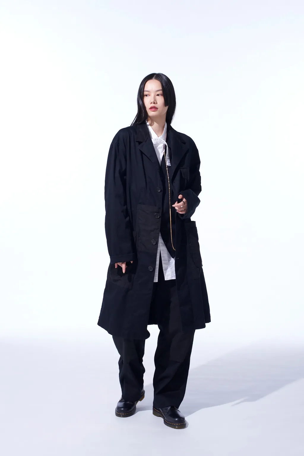 Various Fabrics Crazy Patchwork Shop Coat