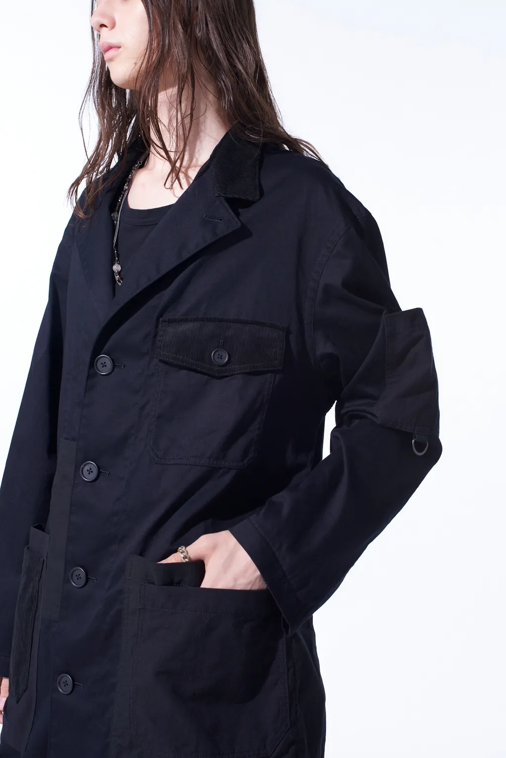 Various Fabrics Crazy Patchwork Shop Coat