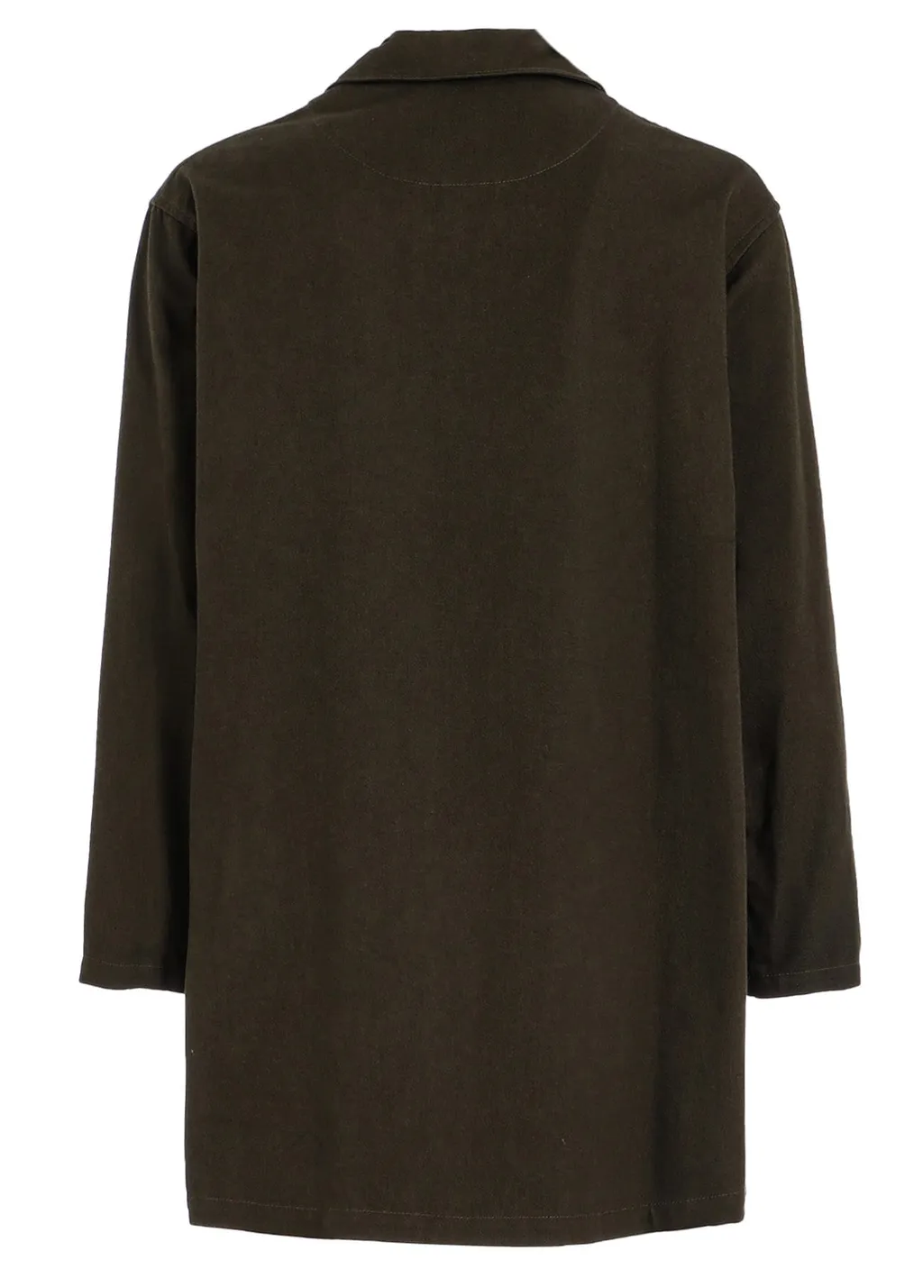 Cotton Drill Applique Long Jacket Boro