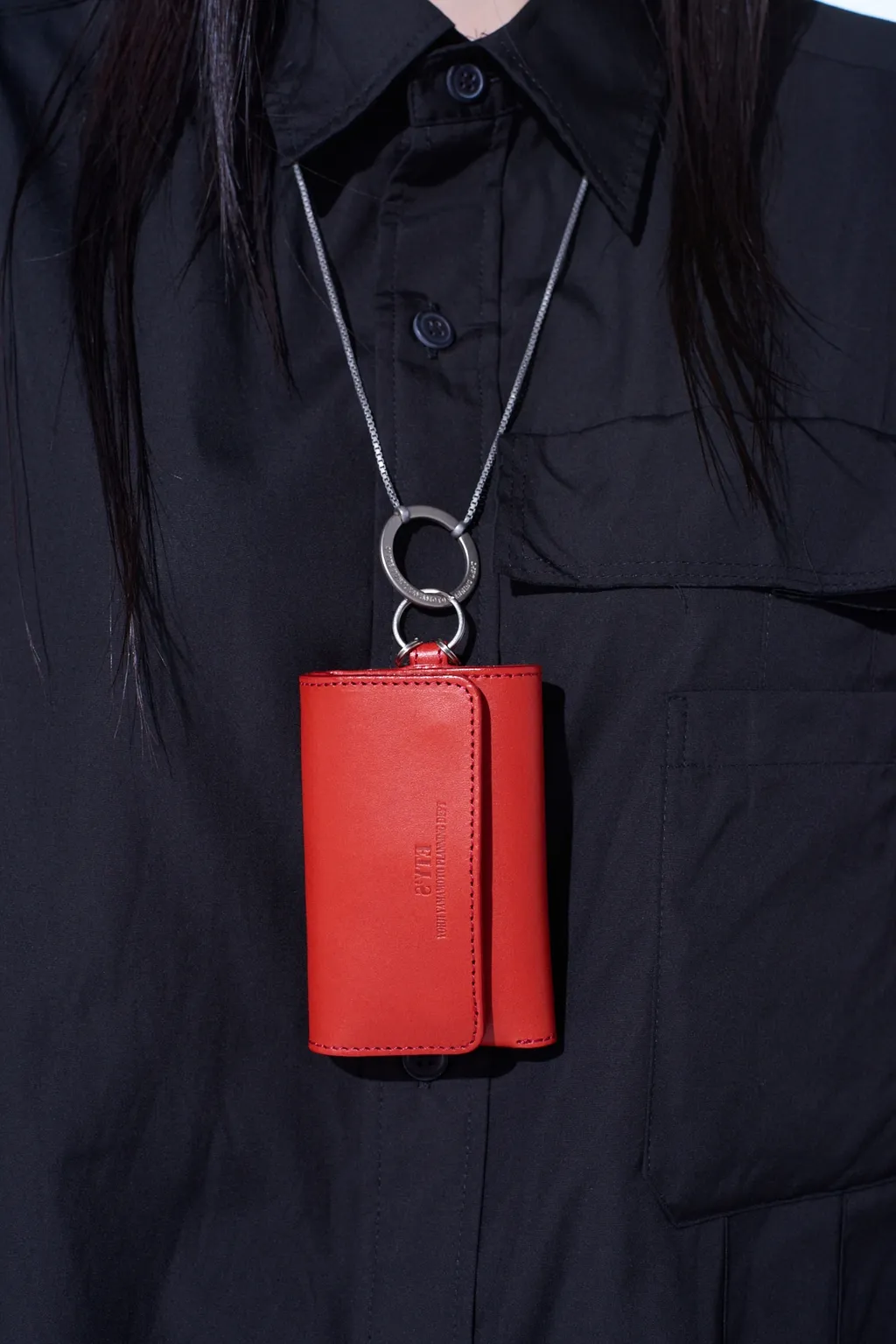 Leather Tri-Fold Mini Wallet
