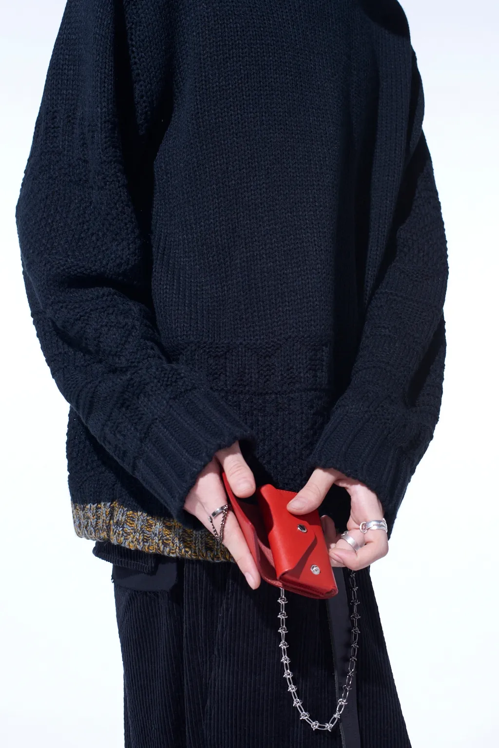 Leather Tri-Fold Mini Wallet