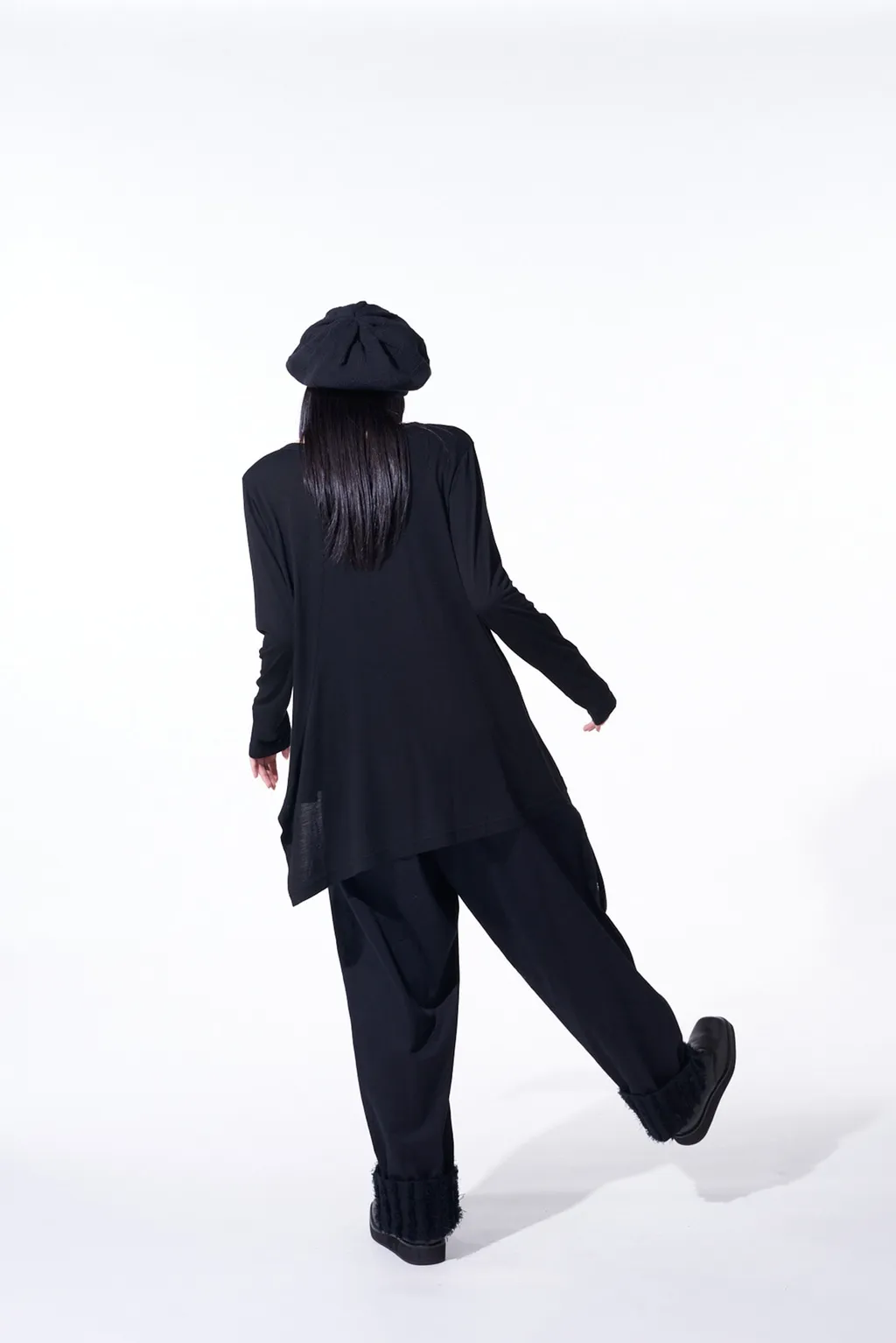 Jacquard Fringe Stripe Wide Pants