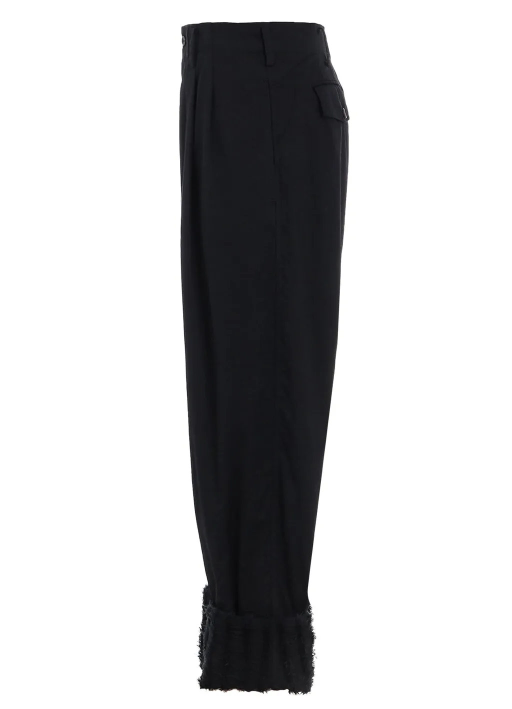 Jacquard Fringe Stripe Wide Pants