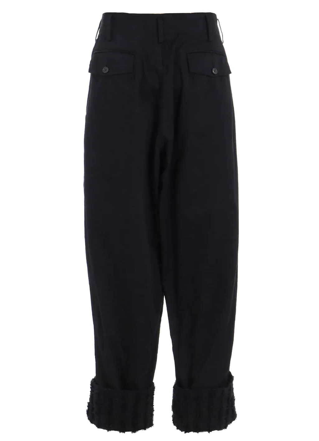 Jacquard Fringe Stripe Wide Pants
