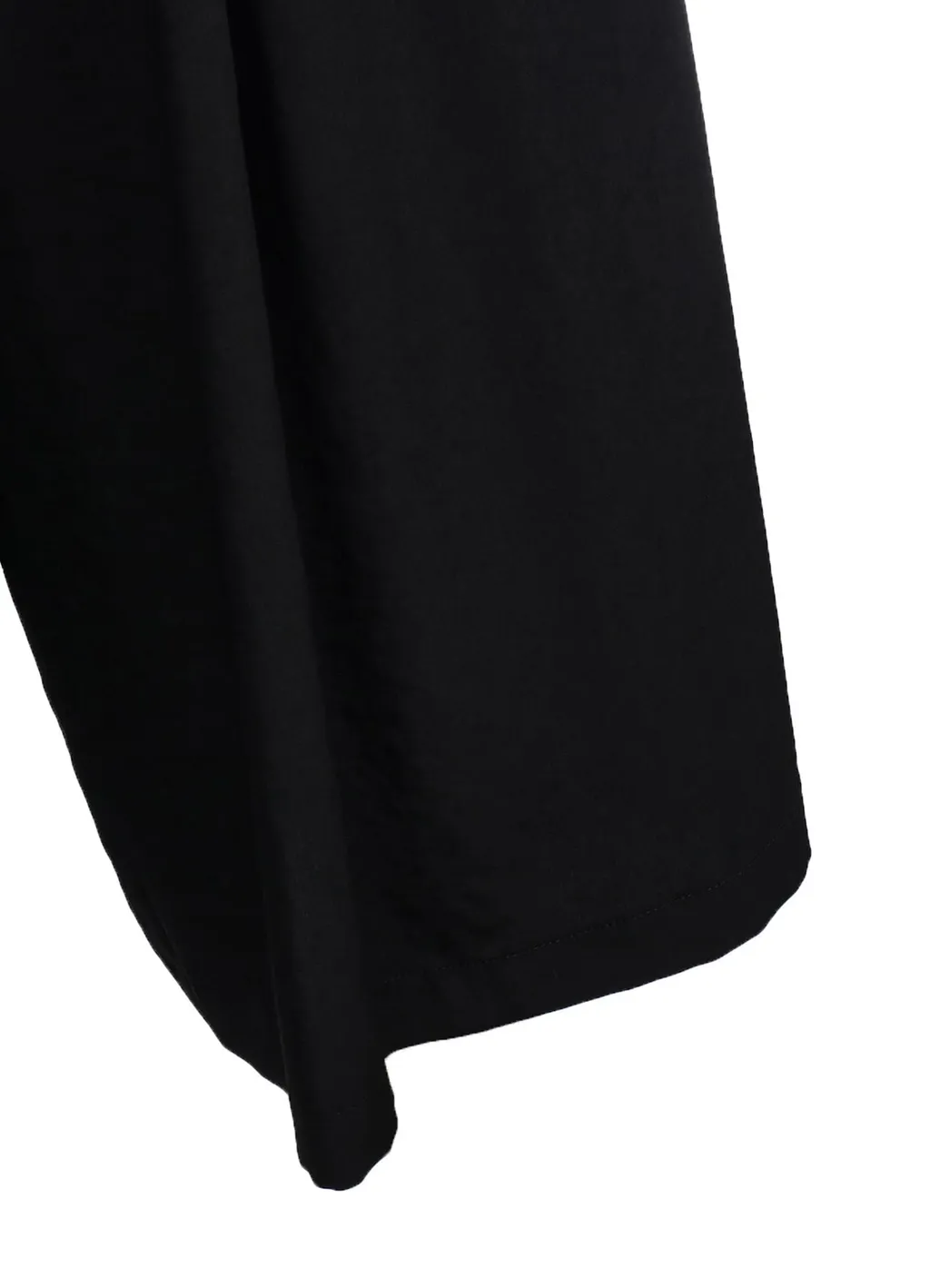 Crepe De Chine Cropped Wide Pants With Gusseted Flap Pocket