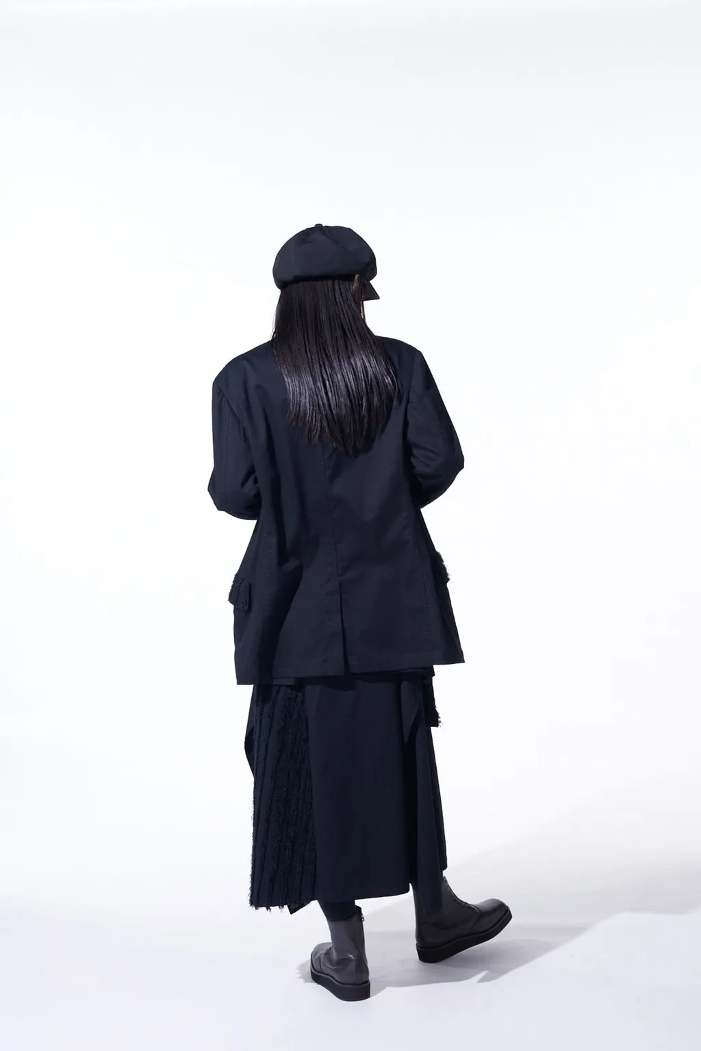 Jacquard Fringe Stripe Jacket