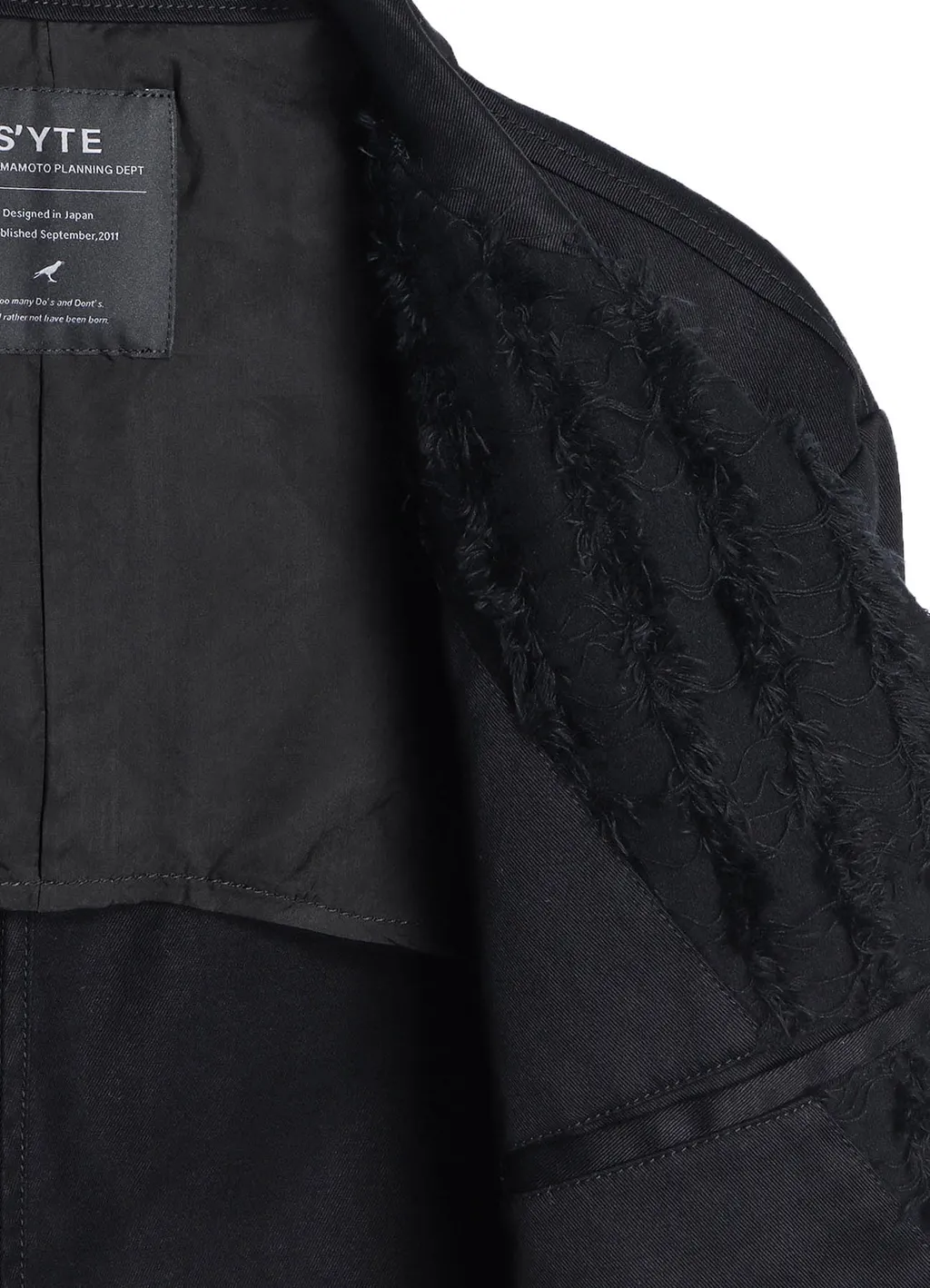 Jacquard Fringe Stripe Jacket