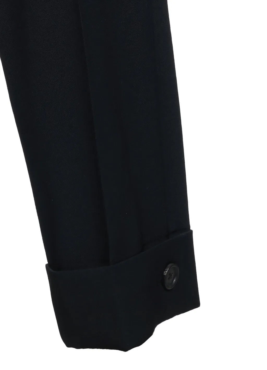 Washer Finished Wool Gabardine Studs Slim Sarouel Pants