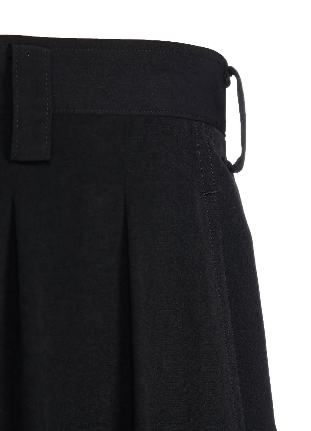 Crepe De Chine Button-Slit Pants