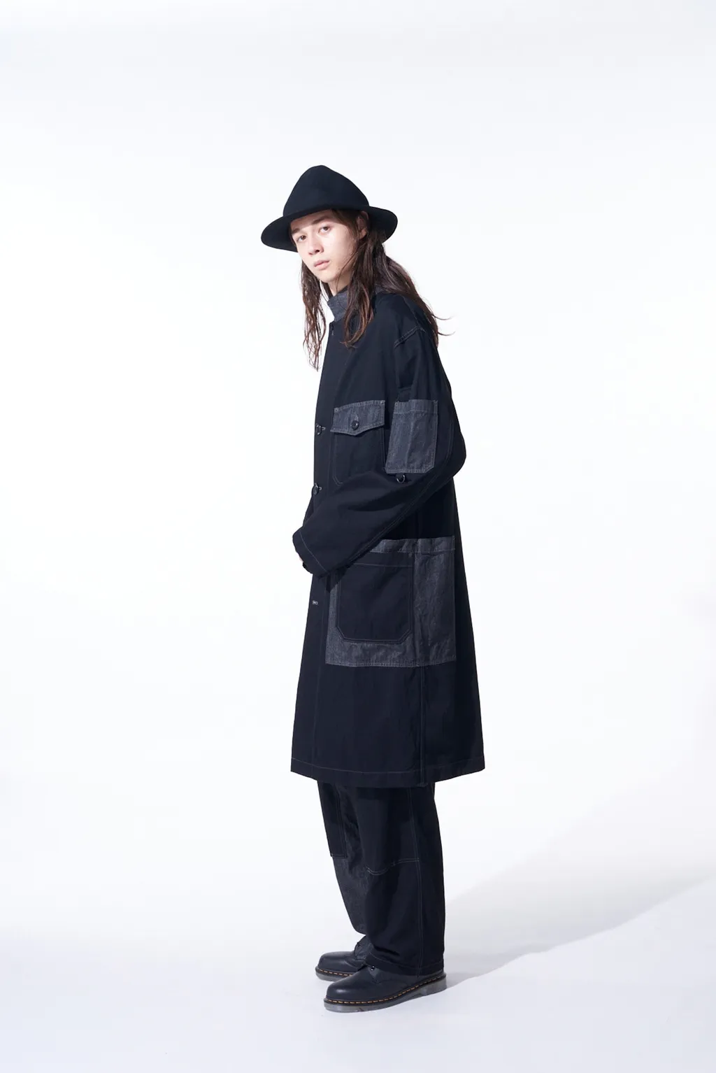 7Oz Denim Crazy Patchwork Shop Coat