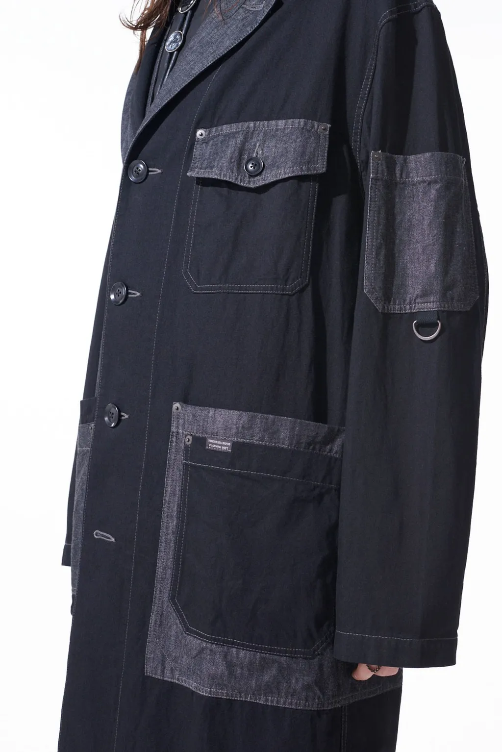 7Oz Denim Crazy Patchwork Shop Coat