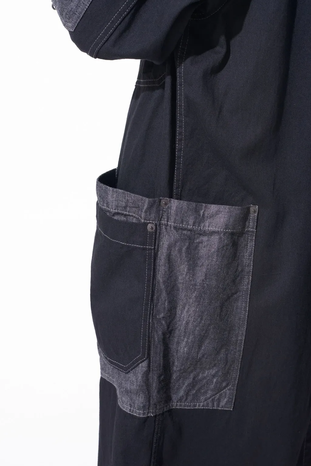 7Oz Denim Crazy Patchwork Shop Coat