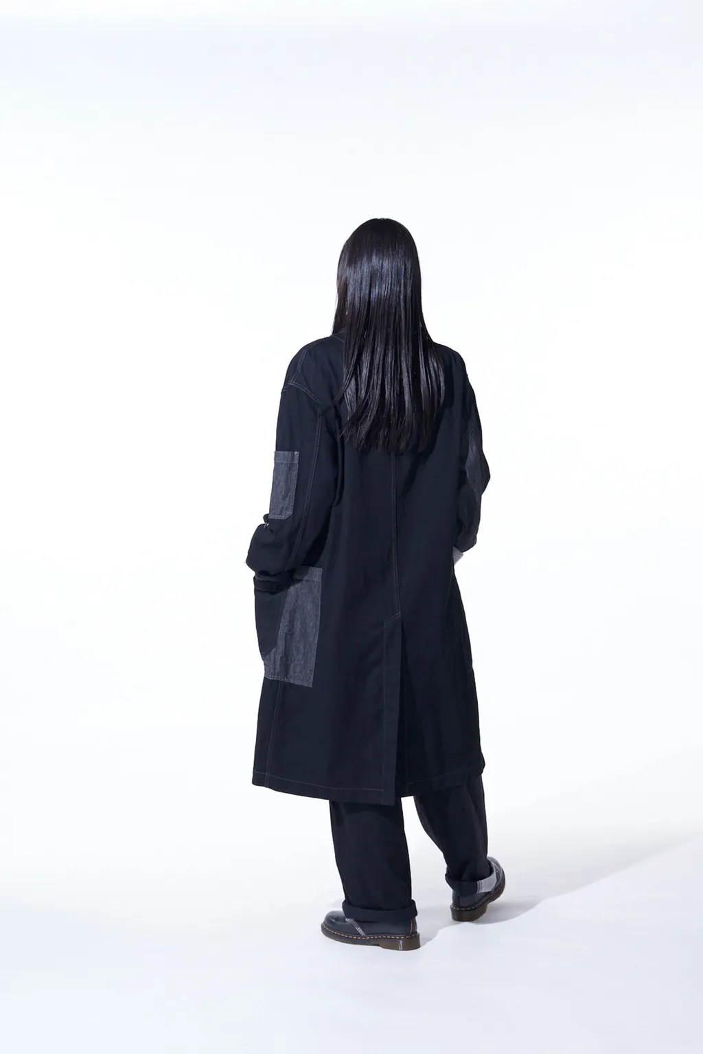 7Oz Denim Crazy Patchwork Shop Coat